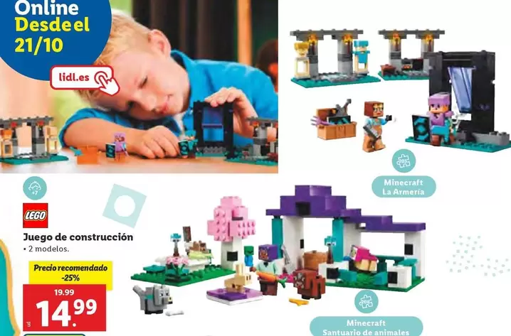 Oferta de LEGO - Juego De Construccion por 14,99€ en Lidl