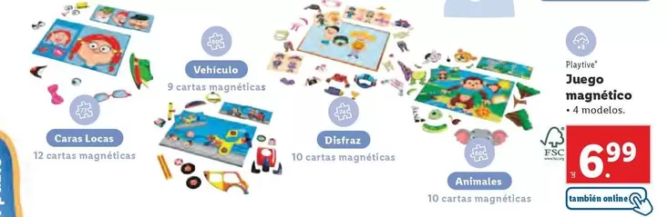 Oferta de Playtive - Juego Magnetico por 6,99€ en Lidl