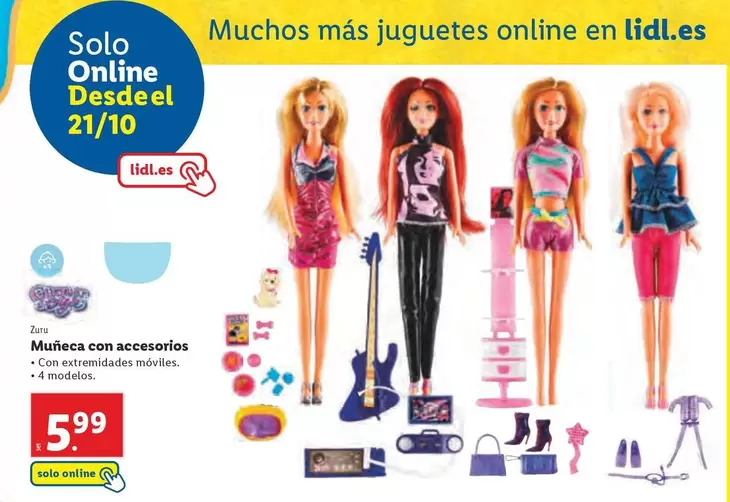 Oferta de Zuru - Muneca Con Accesorios por 5,99€ en Lidl