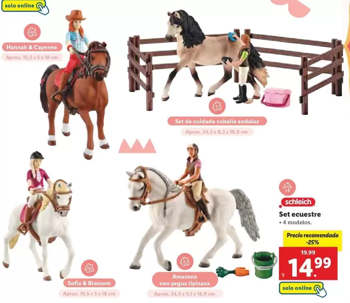 Oferta de Schleich - Set Ecuestre por 14,99€ en Lidl