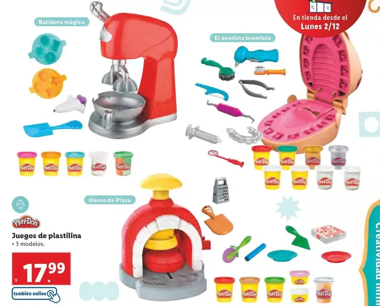 Oferta de Play-Doh - Juegos De Plastilina por 17,99€ en Lidl