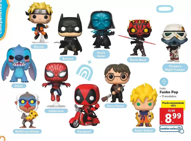 Oferta de Funko - Pop por 8,99€ en Lidl