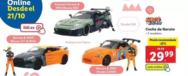 Oferta de Coche De Naruto por 29,99€ en Lidl