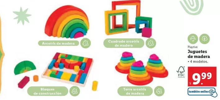 Oferta de Playtive - Juguetes De Madera por 9,99€ en Lidl