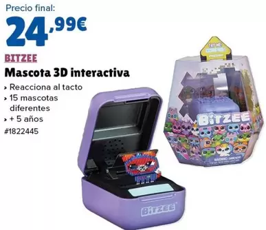 Oferta de Bitzee - Mascota 3d Interactiva por 24,99€ en Costco