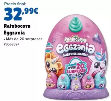 Oferta de Egzania - Rainbocorn por 32,99€ en Costco