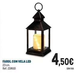 Oferta de Vela - Farol Con  Led por 4,5€ en Makro