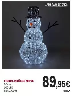 Oferta de Nieve - Figura Muñeco por 89,95€ en Makro