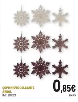 Oferta de Nieve - Copo  Colgante por 0,85€ en Makro