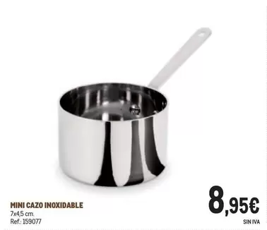 Oferta de Mini Cazo Inoxidable por 8,95€ en Makro