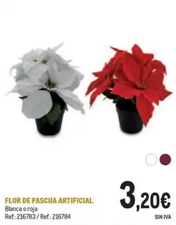 Oferta de Flor -  De Pascua Artificial por 3,2€ en Makro