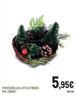 Oferta de Portavelas Little Trees por 5,95€ en Makro