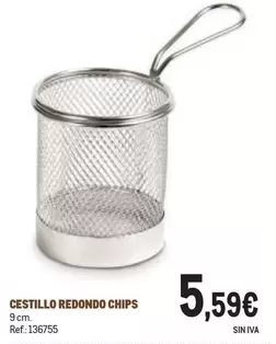 Oferta de Redondo - Cestillo  Chips por 5,59€ en Makro