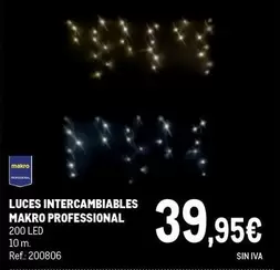 Oferta de Makro - Luces Intercambiables por 39,95€ en Makro