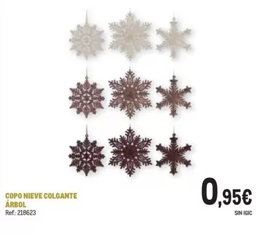 Oferta de Nieve - Copo  Colgante Arbol por 0,95€ en Makro