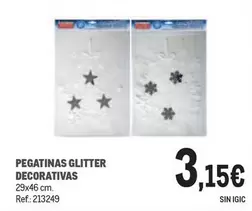 Oferta de Pegatinas Glitter Decorativas por 3,15€ en Makro