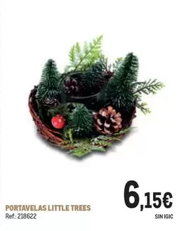 Oferta de Portavelas Little Trees por 6,15€ en Makro