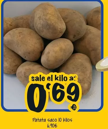 Oferta de Patata  por 0,69€ en Cash Fresh