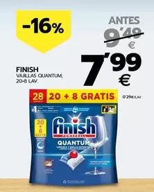 Oferta de Finish - Vajillas Quantum por 7,99€ en BM Supermercados