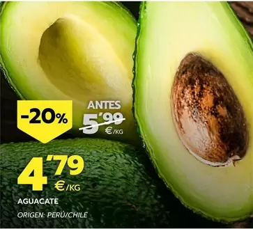 Oferta de Aguacate por 4,79€ en BM Supermercados