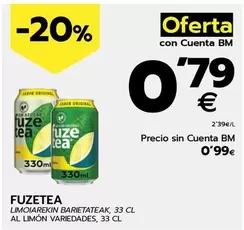 Oferta de Fuzetea - Al Limon por 0,99€ en BM Supermercados