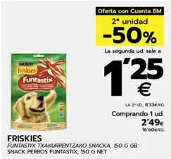 Oferta de Purina - Snack Perros Funtastix por 2,49€ en BM Supermercados