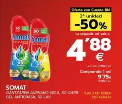 Oferta de Somat - Gel Antigrasa por 9,75€ en BM Supermercados