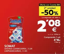 Oferta de Somat - Limpiamaquinas por 4,16€ en BM Supermercados