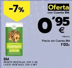 Oferta de Bm - Lazos Vegetales por 0,95€ en BM Supermercados