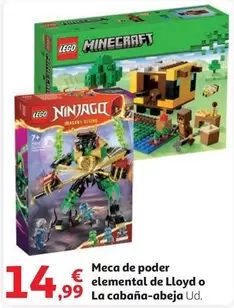 Oferta de LEGO - Meca De Poder Elemental De Lloyd O La Cabana-abeja por 14,99€ en Alcampo