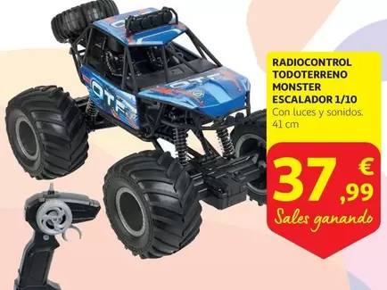 Oferta de Monster - Radiocontrol Todoterreno Escaladao 1/10 por 37,99€ en Alcampo