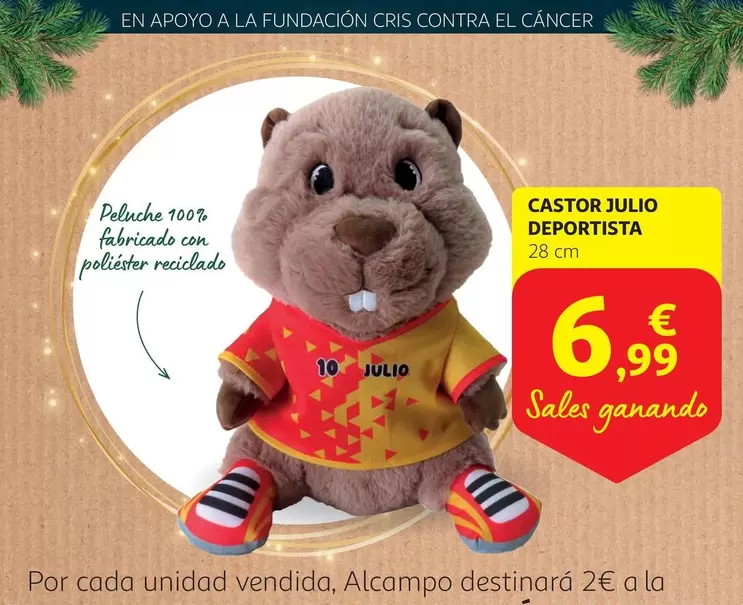 Oferta de Alcampo - Castor Julio Deportista por 6,99€ en Alcampo