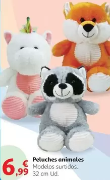 Oferta de Peluches Animales por 6,99€ en Alcampo