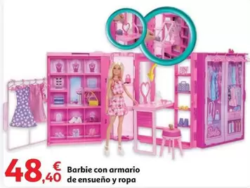 Oferta de Barbie -  Con Armario De Ensueno Y Ropa por 48,4€ en Alcampo