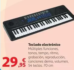 Oferta de Tempo - Teclado Electrónico por 29,95€ en Alcampo