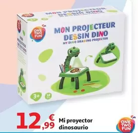 Oferta de One Two Fun - Mi Proyector Dinosaurio por 12,99€ en Alcampo