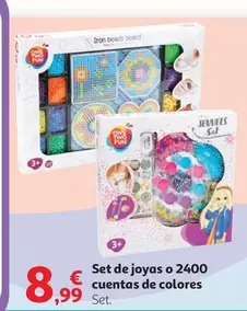 Oferta de One - Set De Joyas O 2400 Cuentas De Colores por 8,99€ en Alcampo