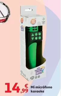 Oferta de Mi Micrófono Karaoke por 14,99€ en Alcampo