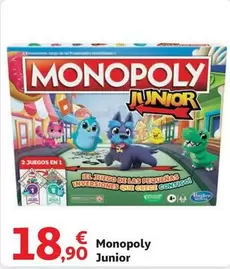 Oferta de Monopoly -  Junior por 18,9€ en Alcampo