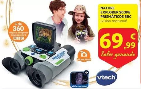 Oferta de Vtech - Nature Explorer Scope Prismáticos Bbc por 69,99€ en Alcampo