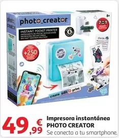 Oferta de Instant - Impresora Instantánea Photo por 49,99€ en Alcampo