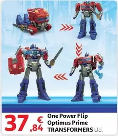 Oferta de One -  Power Flip Optimus Prime Transformers por 37,84€ en Alcampo