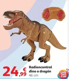 Oferta de One Two Fun - Radioncontrol Dino O Dragón por 24,99€ en Alcampo