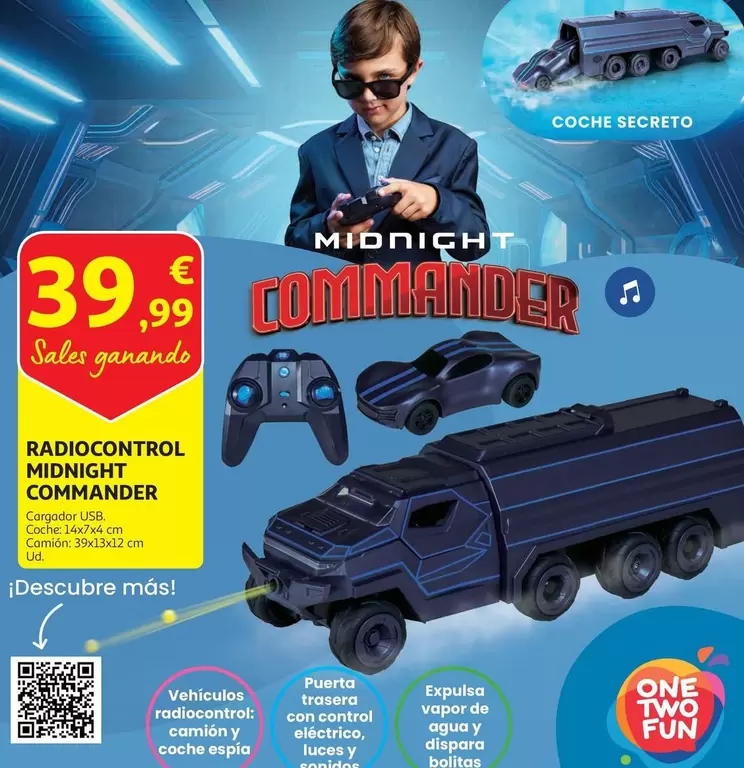 Oferta de Control - Radiocontrol Midnight Commander por 39,99€ en Alcampo