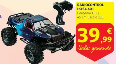 Oferta de Radiocontrol Espía Xxl por 39,99€ en Alcampo