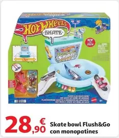 Oferta de Hot Wheels - Skate Bowl Con Monopatines por 28,9€ en Alcampo