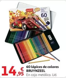 Oferta de Bruynzel - 60 Lápices De Colores por 14,95€ en Alcampo