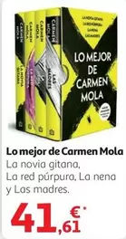 Oferta de Lo Mejor De Carmen Mola por 41,61€ en Alcampo