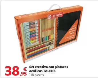 Oferta de Basic - Set Creativo Con Pinturas Acrilicas por 38,95€ en Alcampo