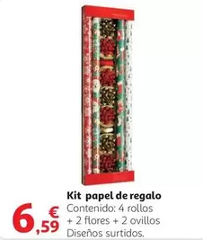 Oferta de Flores - Kit Papel De Regalo por 6,59€ en Alcampo